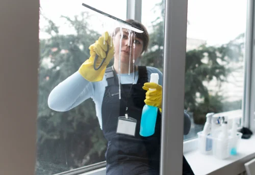Nettoyage de vitres intérieures et extérieures à Bouafles